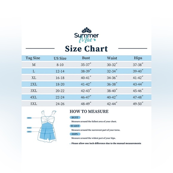 Summer Mae Plus Size One Floral Printed swim dress Padded High Waist - Picture 7 of 7